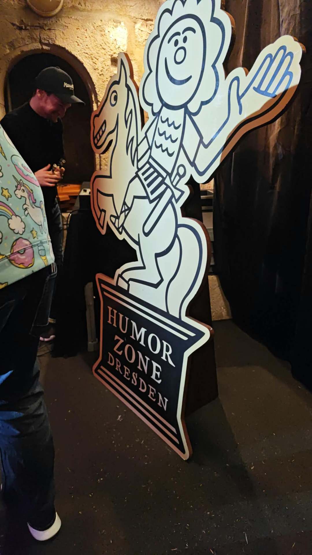 Kulisse der HumorZone Dresden